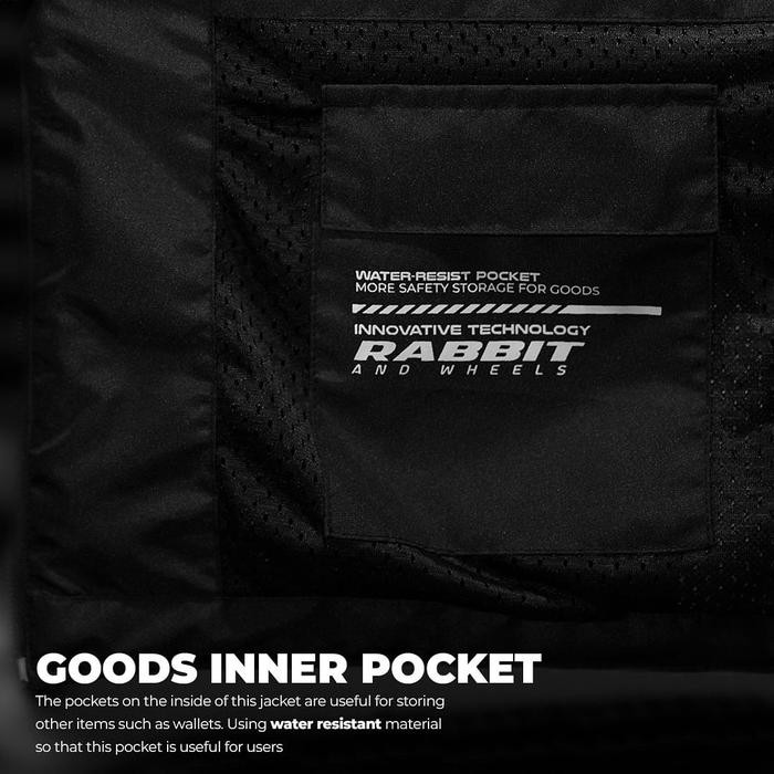 

ZIPPER MOTORSPORT JACKET RABBIT AND WHEELS PATRON-TEX