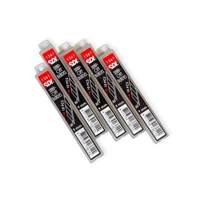 

AT Refill Isi Cutter SDI 30 Derajat/ Spare Blades Pack 9 mm Isi 10 Blades