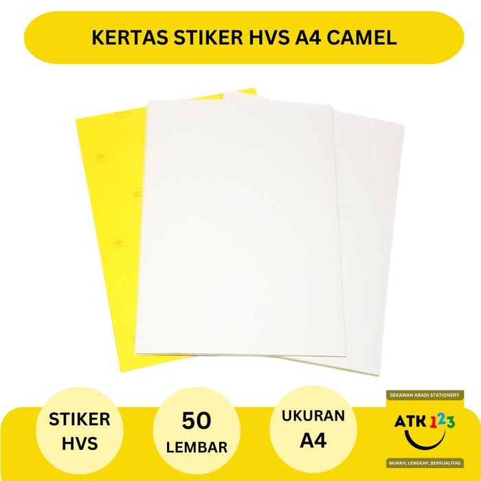 

AT Kertas Stiker Ukuran A4 (Isi 50 Lembar)