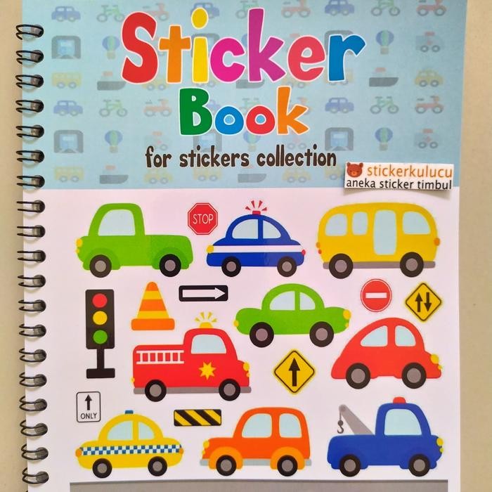 

AT Buku Stiker / Album Stiker / Sticker Book KENDARAAN