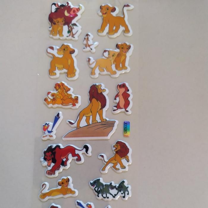 

AT Stiker timbul LION KING