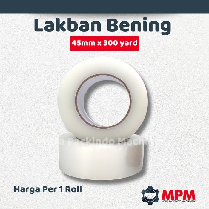 

AT Lakban Bening Jumbo 300yard / Isolasi OPP Clear 300 yard