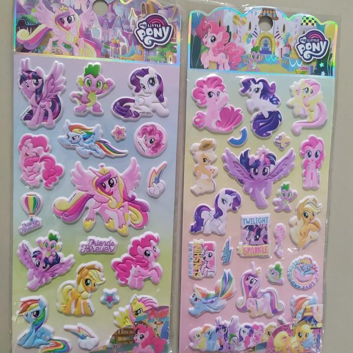 

AT Stiker timbul LITTLE PONY #d