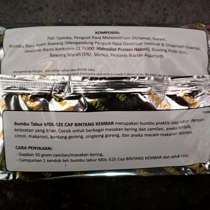 

(Expert) Bumbu Tabur Ayam Bawang Cap Bintang Kembar 250 gr