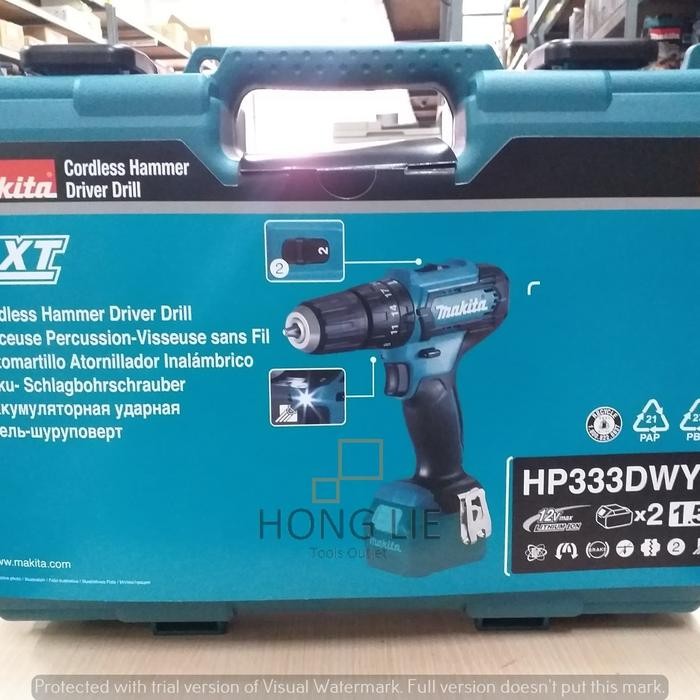 Makita HP333 / HP 333 / HP331 / HP 331 Bor Cordless Impact / Beton 12V