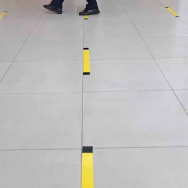 

AT sign stiker sticker batas antri