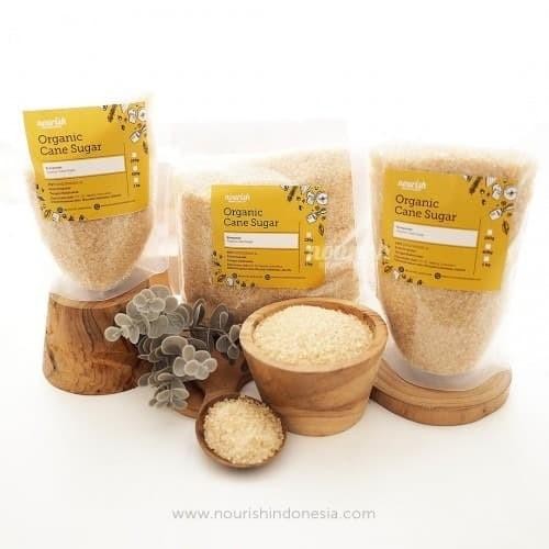 

(Expert) Nourish Indonesia Organic Cane Sugar (Gula Pasir Organik) 1kg