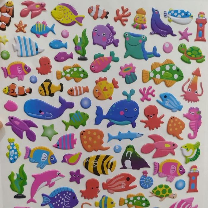 

AT Stiker timbul IKAN #g