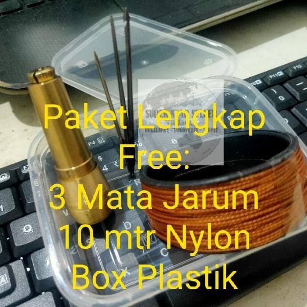 

AT Jarum Jahit Sol Sepatu Tas Paket Lengkap Siap Pakai - free nylon&kotak