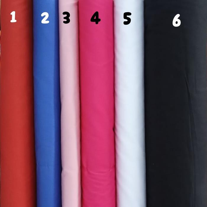 

AT katun jepang polos tokai senko TWILL (kilap)