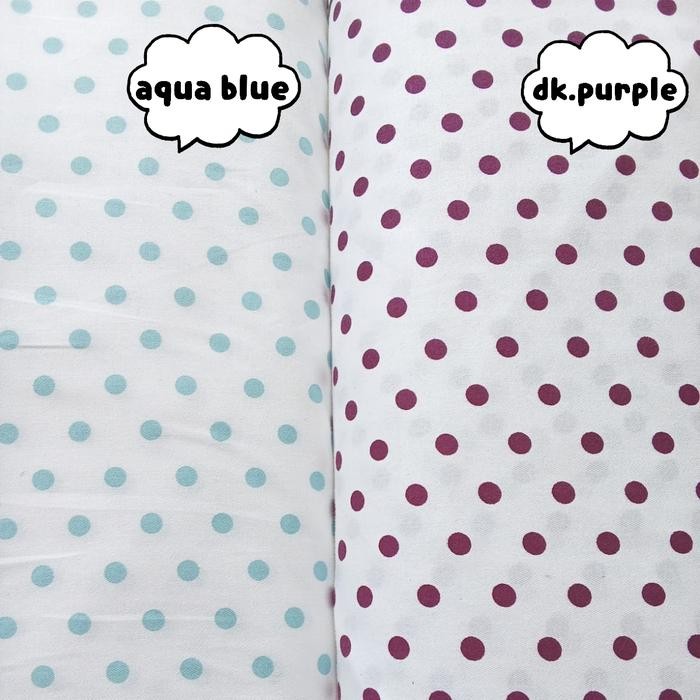

AT kain katun jepang japan design polkadot dasar putih