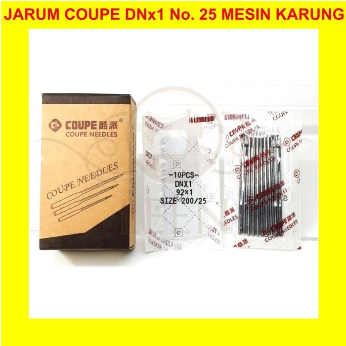 

AT Jarum Mesin Jahit Karung NP7A / GK9-2 COUPE Needles DNx1 Nomor 25 LEEN