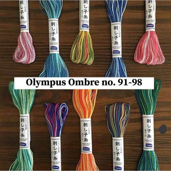 

AT Benang sashiko Olympus ombre (no. 91-98)