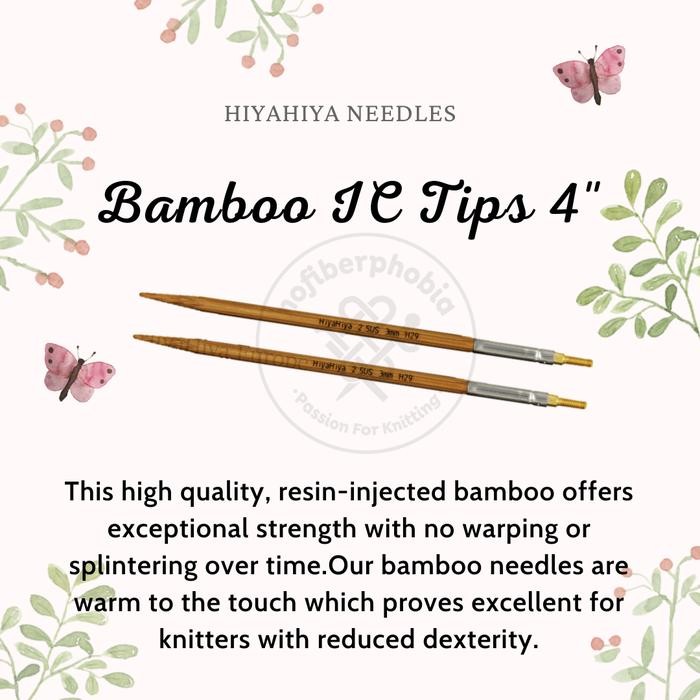 

AT Jarum Rajut HiyaHiya Bamboo Interchangeable Tips 4