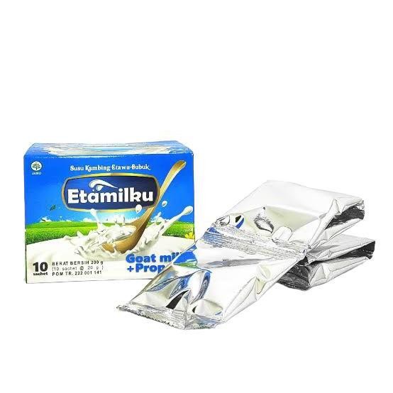 

(Expert) Paket Susu Kambing Bubuk Etamilku Goat Milk Propolis Madu Etawaku Platinum Susu Kambing