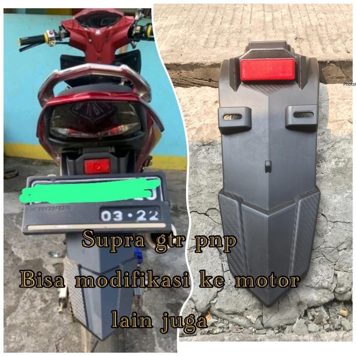 (Expert) Spakbor Belakang Exciter Gtr 150 Gtr150 / Buntut Belakang Gtr 150 / Spakbor Honda Gtr 150