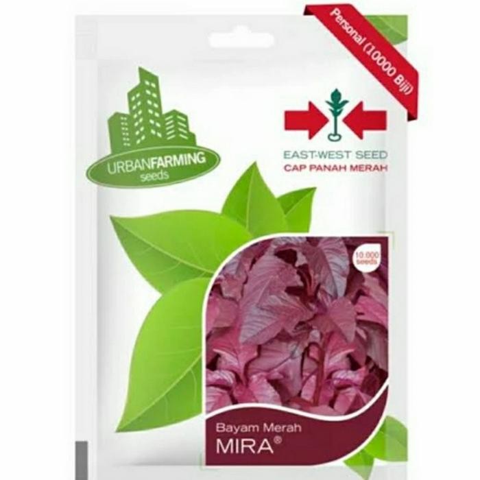 Bibit Benih Tanaman Bayam Merah ( Mira ) Cap Panah Merah