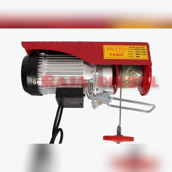 New Mini Electric Hoist Wire 600Kg Hoist Katrol Chain Hoist Pa 600