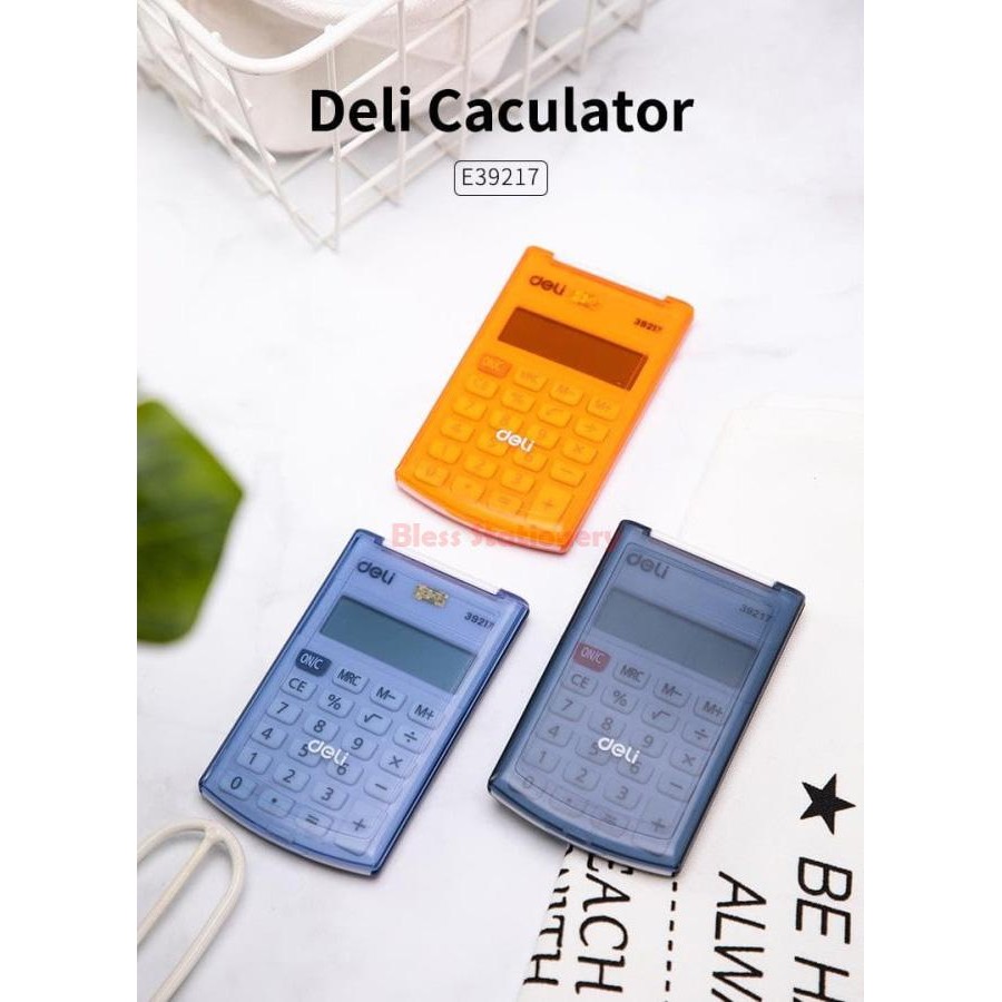 

Deli - Pocket Calculator 8-digit with cover (E39217)