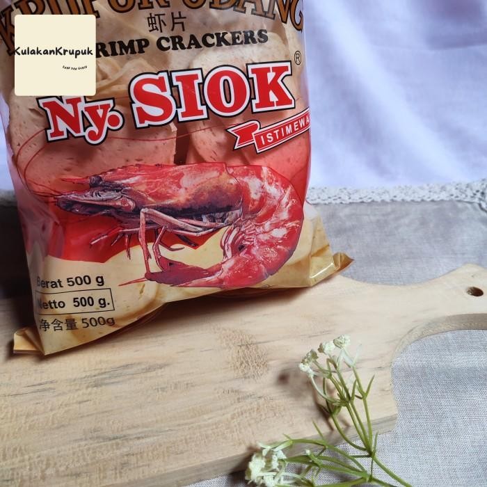 

(Expert) krupuk udang oval ny. siok 500gr