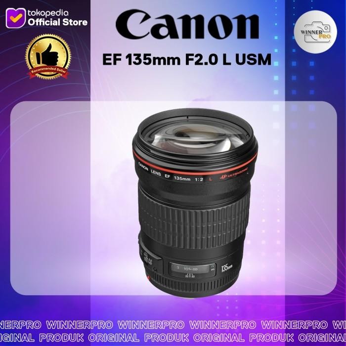 LENSA CANON EF 135mm F2.0 L USM / Canon 135mm F2 L USM