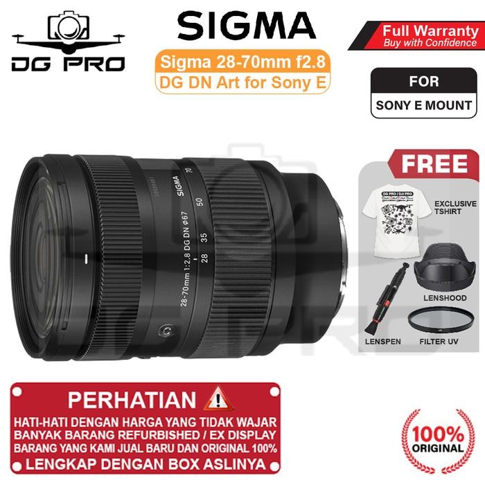 Sigma 28-70mm f2.8 DG DN for Sony E Full Frame Sigma 28 70 mm f/2.8 Original