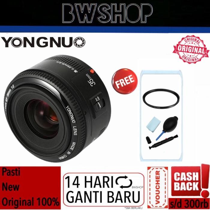 YONGNUO 35MM F2 CANON - LENSA YONGNUO 35MM F2 CANON