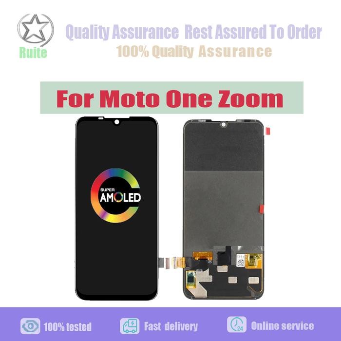 6.39inchOri AMOLED For Motorola Moto One Zoom LCD Touch Screen Digit