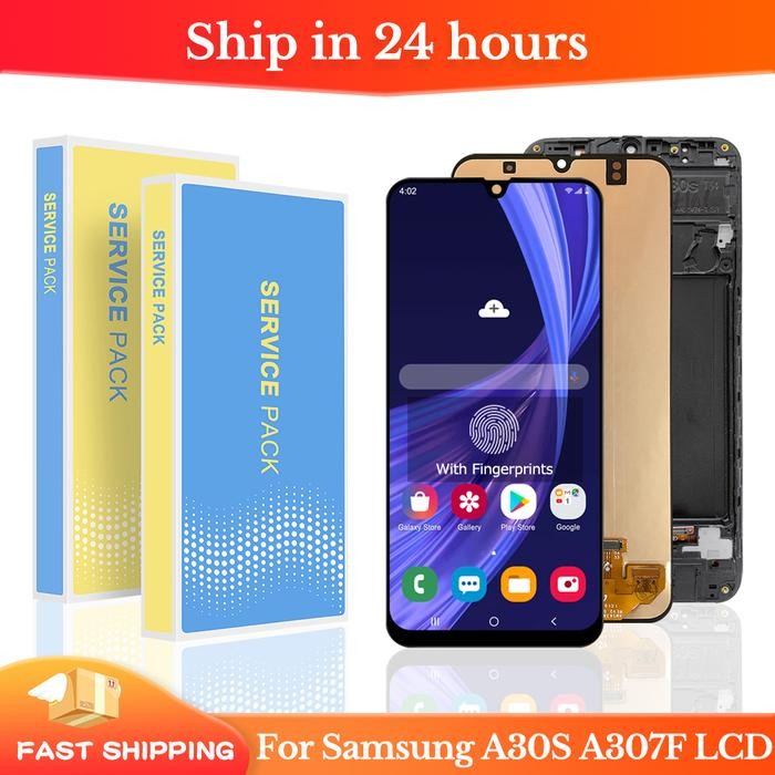 AMOLED For Samsung A30S LCD Touch Screen Digitizer Assembly Displ