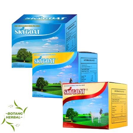 

New Susu Kambing Etawa Bubuk SKYGOAT 1 Box isi 10 Sachet / Skygoat ORIGINAL / Skygoat PROPOLIS /