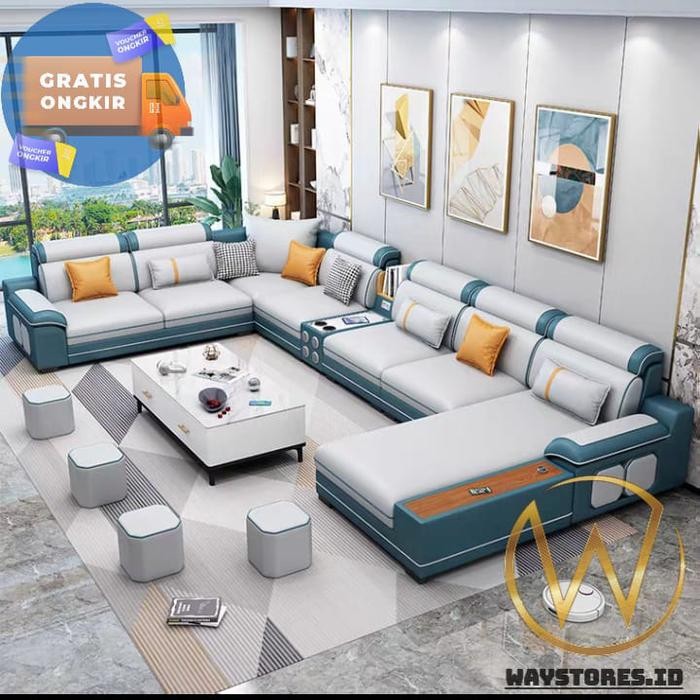 Sofa U Nimalis/Sofa Berkualitas/Sofa Letter U - Kombinasi