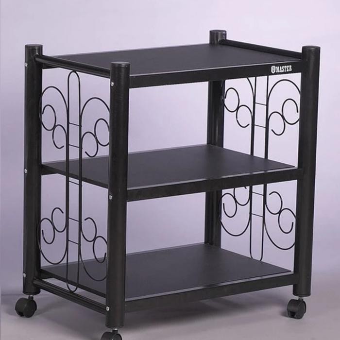 Rak Tv Master Rtv Besi Tebal Kuat Plus Roda