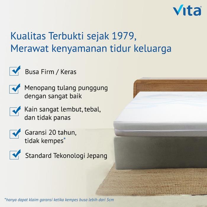 Kasur Inoac Rebonded Orthopedic Vita Foam Uk.180 X 200 Busa