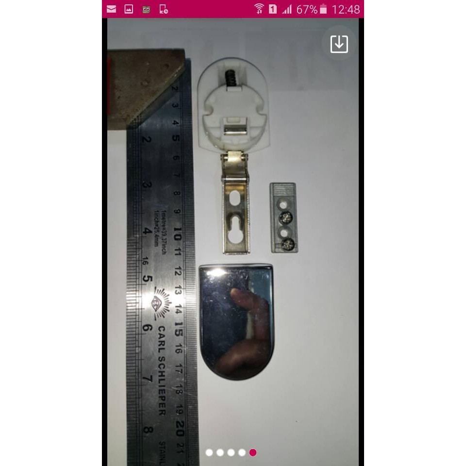 Engsel Sendok Pintu Lemari Kaca Lama Ukuran 35Mm Berkualitas