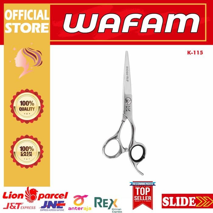 KIOSK'I SCISSOR GUNTING POTONG KIOSK'I (K-115) 5.5 INCH SILVER