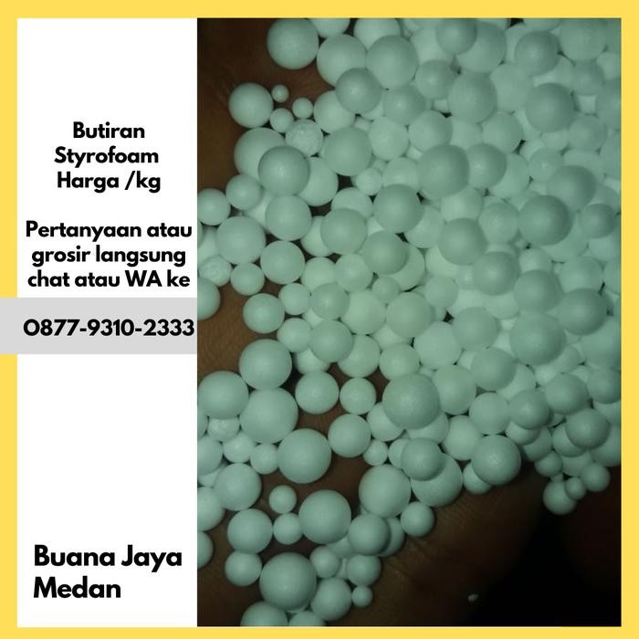 Butiran Biji Styrofoam Sterofoam 1 kg 1kg Bean Bag Buana Jaya Medan