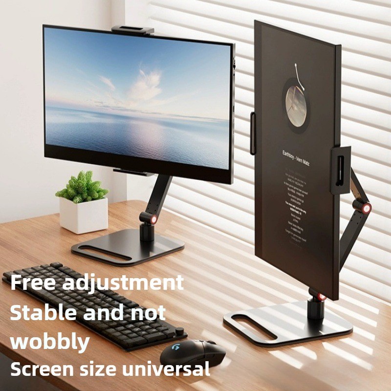 Universal Monitor Stand,Tablet Stand Holder for ipad,Kindle,Portable Monitor Stand Mount Arm,Desk