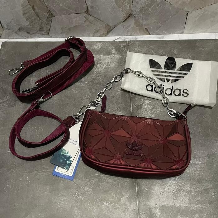 Tas Slingbag Adidas Chain Original Maroon Bags
