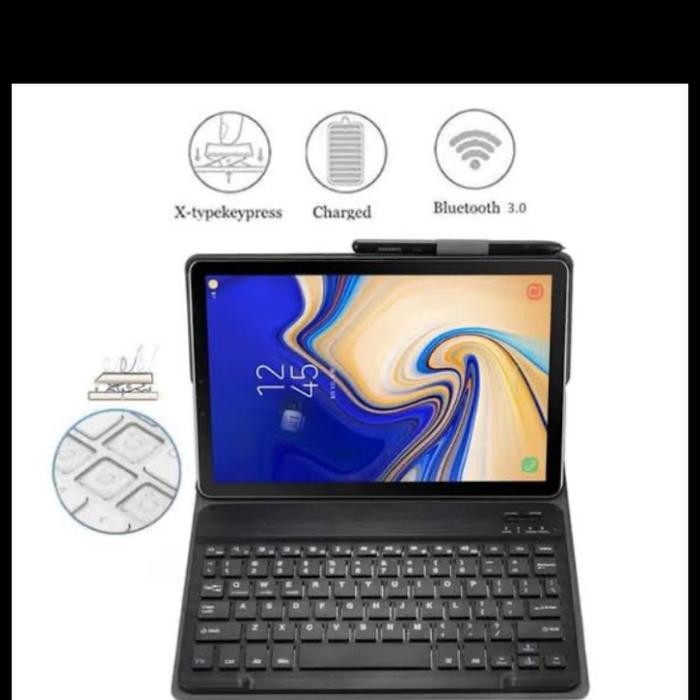 SAMSUNG TAB A7 2020 10.4 BOOK COVER FLIP CASE KEYBOARD WIRELESS