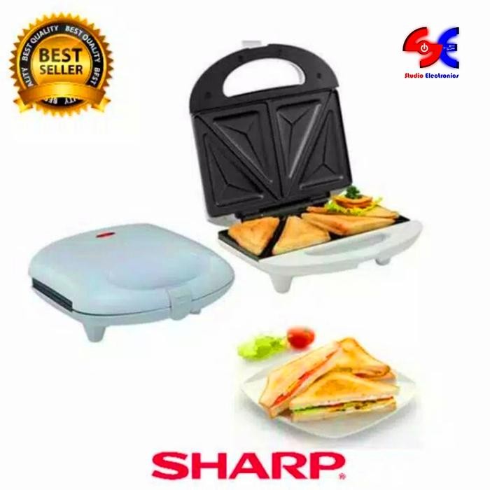 Sandwich Toaster Sharp Panggangan Roti Sharp KZS-70L(W) Terbaru