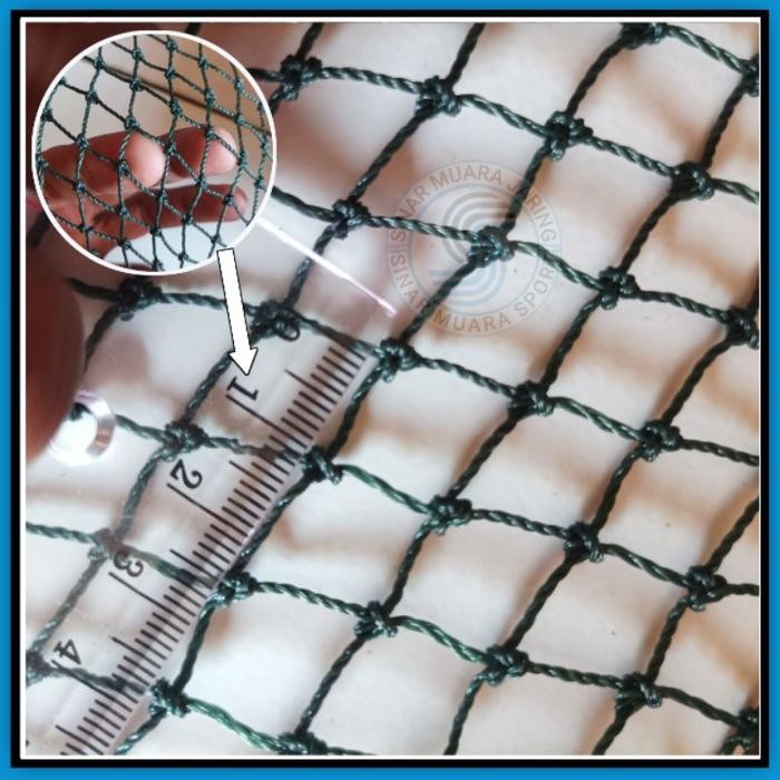 Jaring PE Tebal Lubang 1cm D30/Jaring Keramba/Jaring Tebal/Jaring Ayam Tebal/Jaring 1 Inch