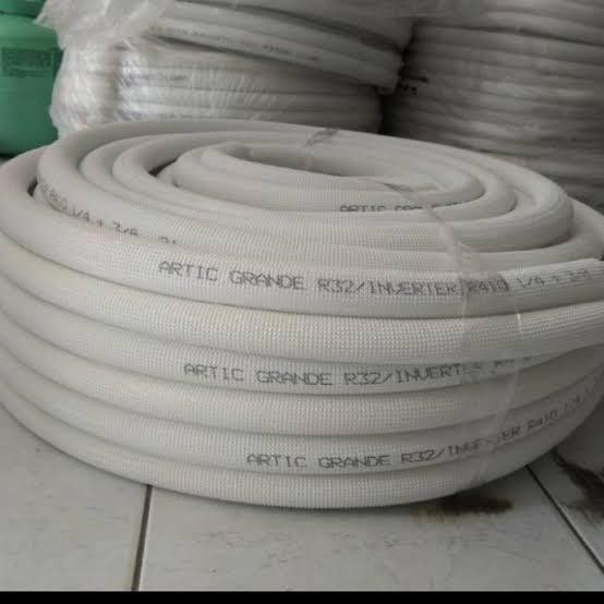 PIPA AC ARTIC GRANDE BY TATEYAMA 1/4 X 3/8 UNTUK AC 1/2 - 1 PK TEBAL 0.6MM HARGA PER METER
