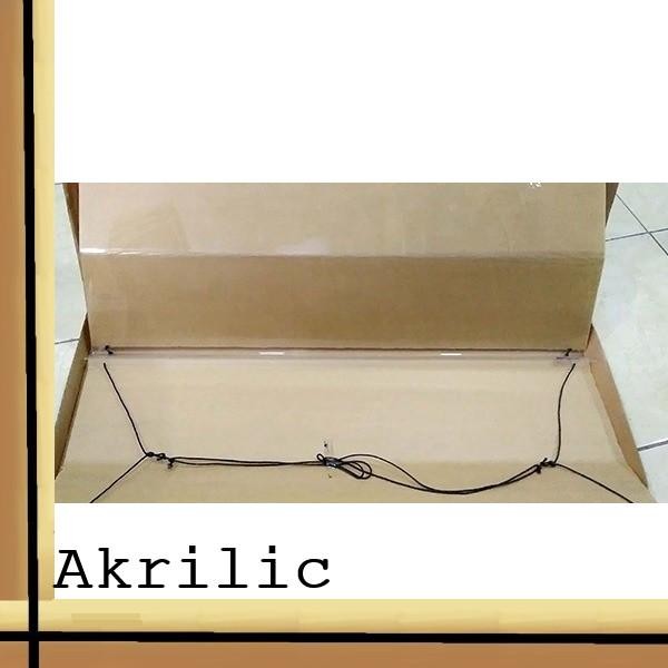 akrilik, acrilic, penyanggah angin ac 2pk