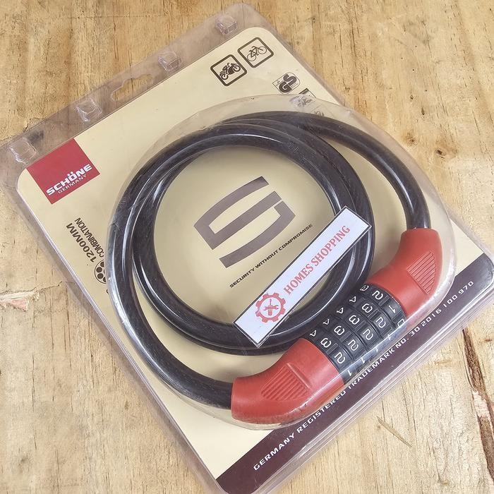 gembok kabel 1200mm gembok motor gembok sepeda gembok pagar gembok serba guna 1,2 meter