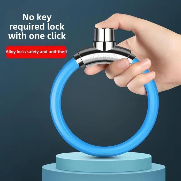 Kunci Cincin Sepeda Anti Maling Kunci Rantai Sepeda Tahan Air Kunci Sepeda Gunung Anti Geser Gembok