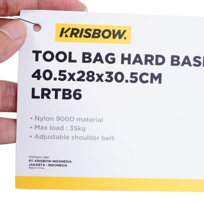 Tas Perkakas Tool Bag With Rubber Base 35Kg Krisbow 10115849 Gratisongkir