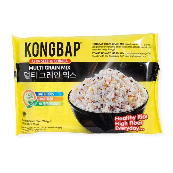 

Kongbap Beras Biji Chia dan Quinoa Campur Biji-bijian 6 x 25 g