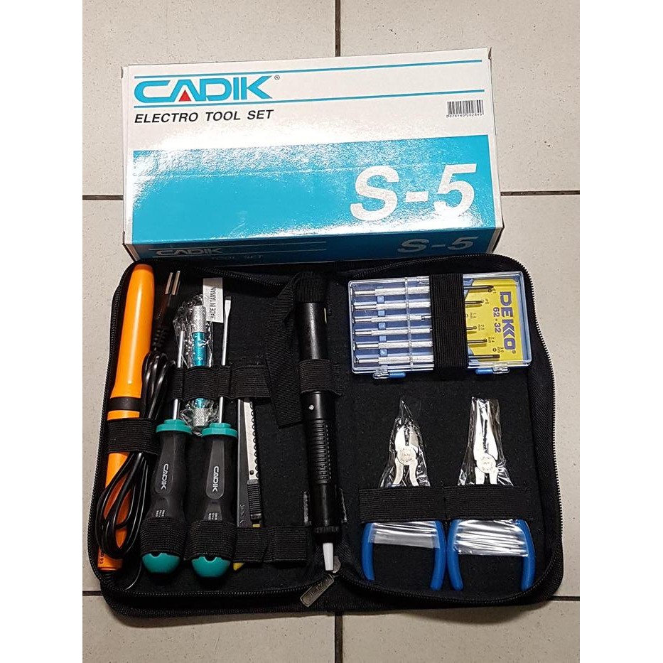 Elektronik Set Cadik S-5 Toolset Toolkit Alat Reparasi Gratisongkir