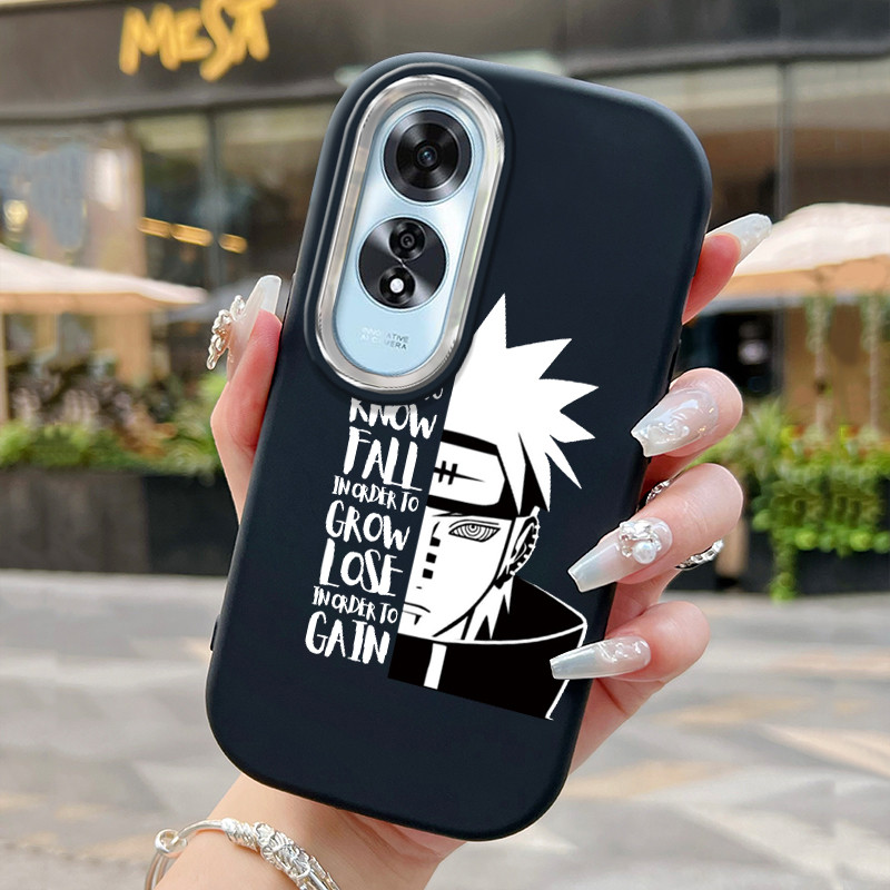 Casing Hp Untuk OPPO A60 Case Pria anime kasing Elastis softcase tekstur lembut silikon Cesing ponse