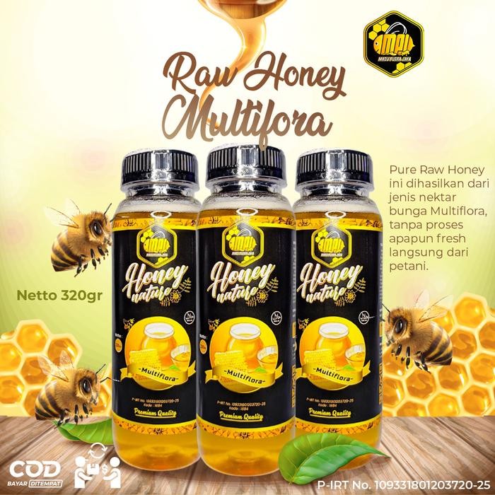 

Madu Murni 320 Gr Nektar Multiflora Pure Natural Raw Honey